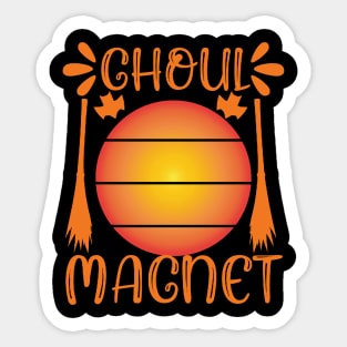 Halloween Ghoul Magnet Sticker